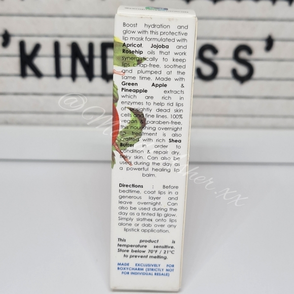 Seraphine Botanicals: Apple + Baume Glow Lip Mask -BNIB! - Picture 5 of 12